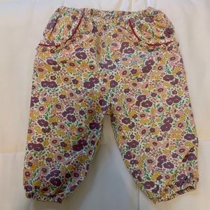 Floral Baby Boden pants size 6-12M